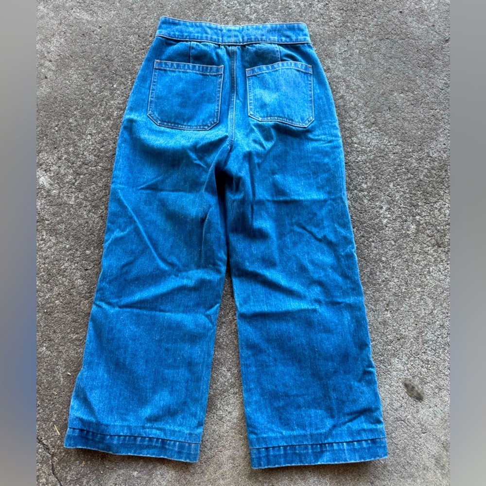 Madewell Rivet & Thread Wide Leg Sailor Denim Jeans - Picture 3 of 6